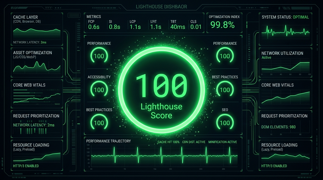 How We Engineer Perfect 100/100 Lighthouse Speed Scores